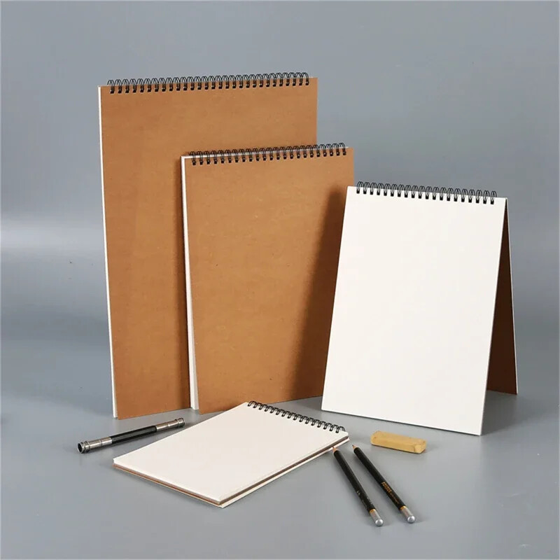 A5/A6 Sketchbook Debeli papir 160 GSM Notebook za slikanje DIY Kreativna praksa Crtanje Umjetnički školski pribor Akvarel papir