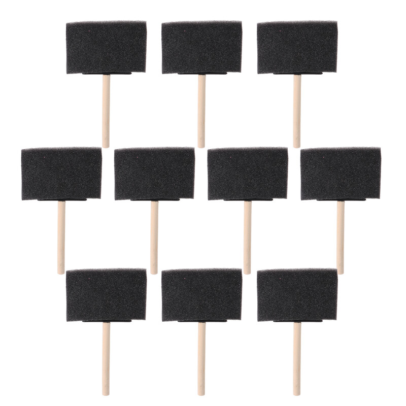 20 tk puidust varrega käsnpintsliga joonistamine grafiti kaldotsaga maalimistarbed lapsele