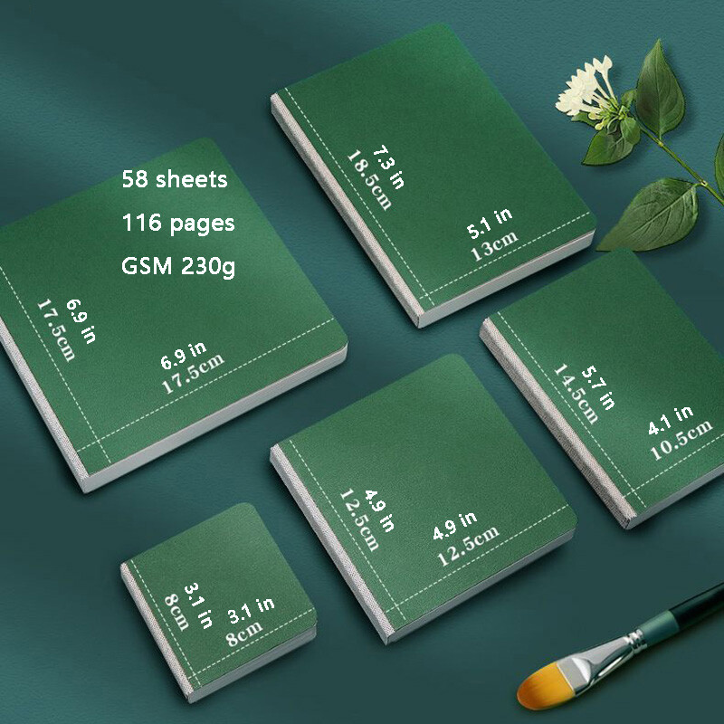 Knjiga za crtanje, akvarel, debeli papir, džepna bilježnica za crtanje, GSM 230 g marker, akrilni papir za slikanje, umjetnički pribor