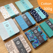 Памучна акварелна книга/хартия 300 g органза сгъваем наръчник преносим за скициране цветни моливи маркери за студенти по изкуства