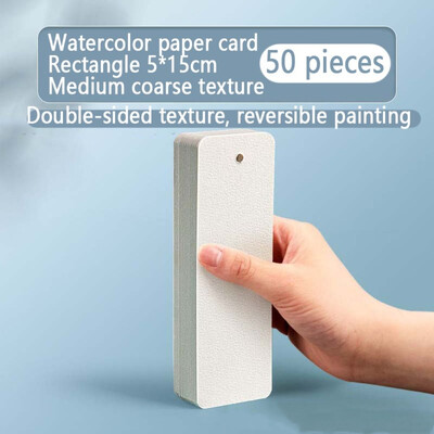 Ruudu/ümmargune joonistus akvarellpaber puidumassist postkaart jämedateraline paber professionaalne 50 lehte akvarellpaber