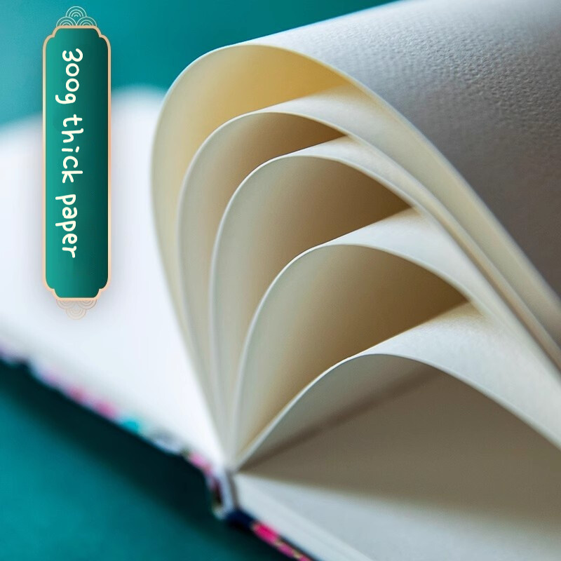 Riidest akvarelliraamat Käsitsi valmistatud peeneteraline pilt guaššvisand Graffiti Anime kunst tühi paber värviline pliiats akrüüljoonis