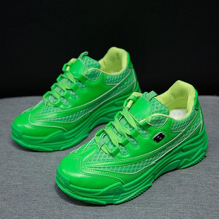 Nove jesenske gumene sportske ležerne ženske cipele na visoku petu za proljeće 2024.