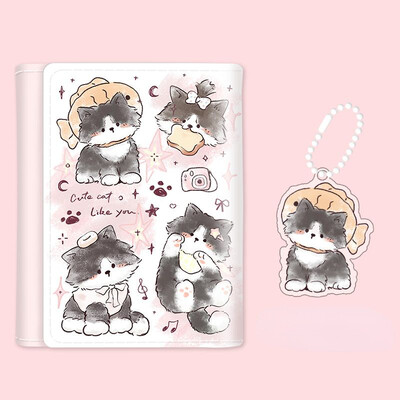 Xiuya slatke mačje novčanike za žene Luksuzna dizajnerska torbica s crtanim grafitima za novčiće Modna kawaii ženska estetska kratka mala torbica