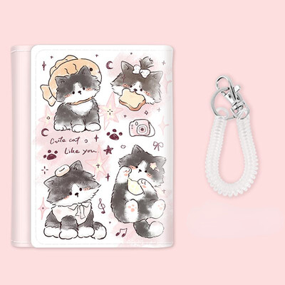 Xiuya slatke mačje novčanike za žene Luksuzna dizajnerska torbica s crtanim grafitima za novčiće Modna kawaii ženska estetska kratka mala torbica