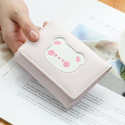 BOMO novčanici sa slatkim medvjedićima za žene Kawaii printovi Kratka verzija Novčanik s karticama Modni japanski ležerni torbe za žene Trend 2024.