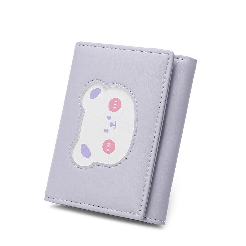 BOMO novčanici sa slatkim medvjedićima za žene Kawaii printovi Kratka verzija Novčanik s karticama Modni japanski ležerni torbe za žene Trend 2024.