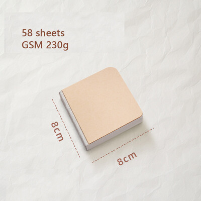 Joonistusvihik, akvarell, paks paber