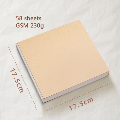 Joonistusvihik, akvarell, paks paber