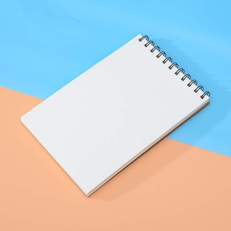 30 Φύλλα Τετράδιο σκίτσων 180 γραμμάρια Σπιράλ Σημειωματάριο Ξύλινο Πούλπα Α5 Εσωτερικό κενό Μολύβι Σχέδιο Γκράφιτι Προμήθειες τέχνης