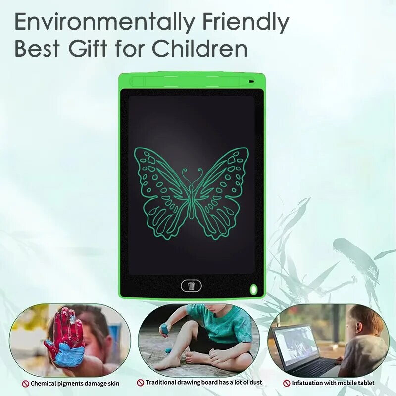8,5-tolline ühevärviline LCD-ekraaniga käsitsi kirjutatav joonistustahvel pusle jaoks kaasaskantav kodune grafiti väike tahvel Mänguasjad lastele sünnipäevakingitused