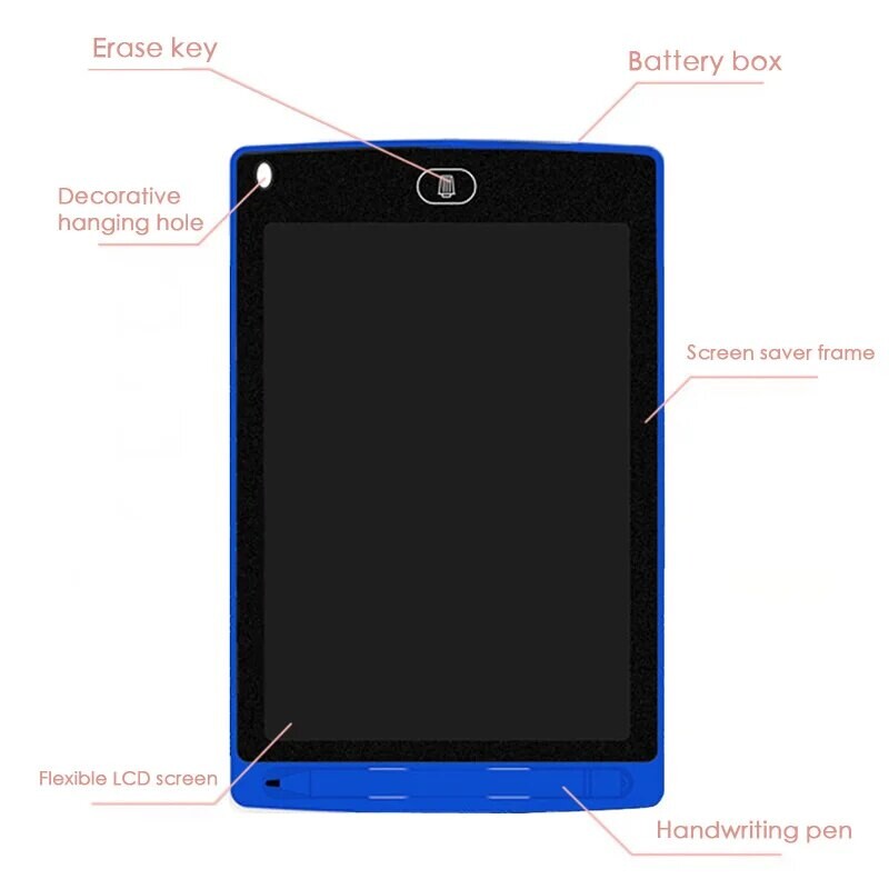 8,5-tolline ühevärviline LCD-ekraaniga käsitsi kirjutatav joonistustahvel pusle jaoks kaasaskantav kodune grafiti väike tahvel Mänguasjad lastele sünnipäevakingitused