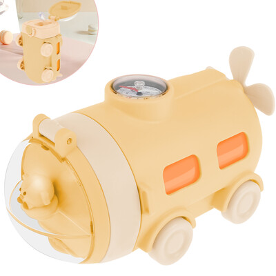 Kid Straw Water Cup Drinking Cup with Shoulder Strap Bus Αυτοκίνητο Παιχνίδι Μπουκάλι νερού για το σχολείο έξω από την κατασκήνωση Travel Drinkware Safety Bottle