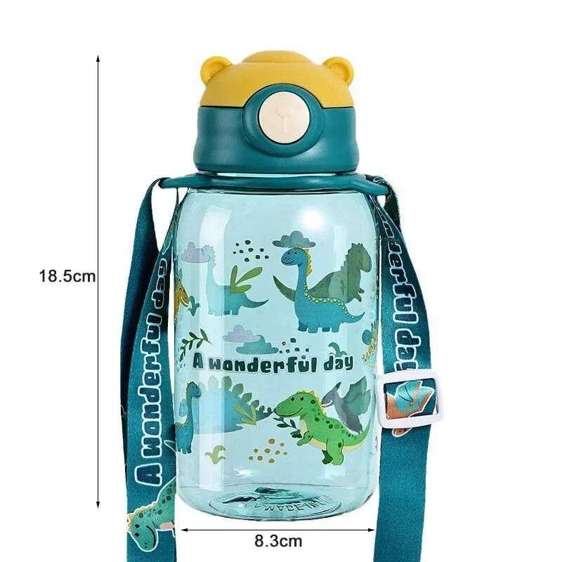 650 ml armas laste veepudel õlgede vaba BPA-ga lekkekindel õues kasutamiseks mõeldud kaasaskantav lastetopsidele mõeldud kooliveepudel lastele