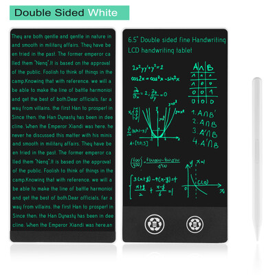 Ecran complet de 6,5 inci Scriere de mână superfină Tabletă de scris LCD Conținut pentru întâlniri Bloc de schiță magnetic Tablă de desen cu cristale lichide