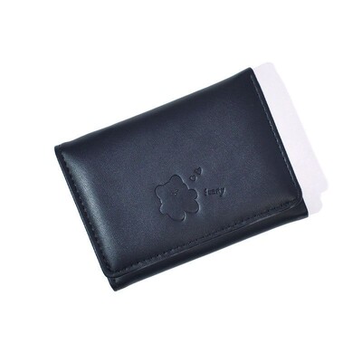 BOMO Portofele drăguțe pentru femei Poșeta cu monede cu imprimeu de urs Kawaii, stil coreean, din piele Pu, portofele drăguțe, portofel scurt pentru carduri