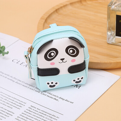 Poșetă cu monede Panda drăguț Portofel Breloc Bani Căști Geantă Suport card Studentă Fete Cadou