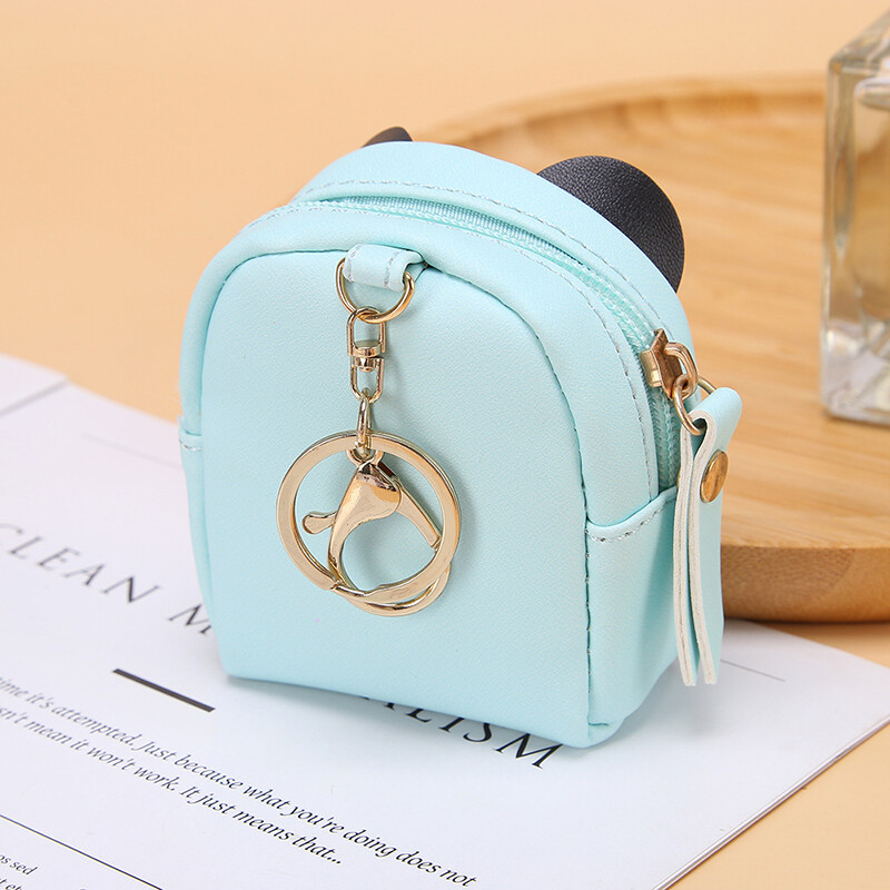 Poșetă cu monede Panda drăguț Portofel Breloc Bani Căști Geantă Suport card Studentă Fete Cadou