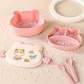 Lõunakarp lastele Kahekihiline lahtritega Bento Lõunakast Koolilapsele Lekkekindlad Lastetoidu suupistekarbid Uus