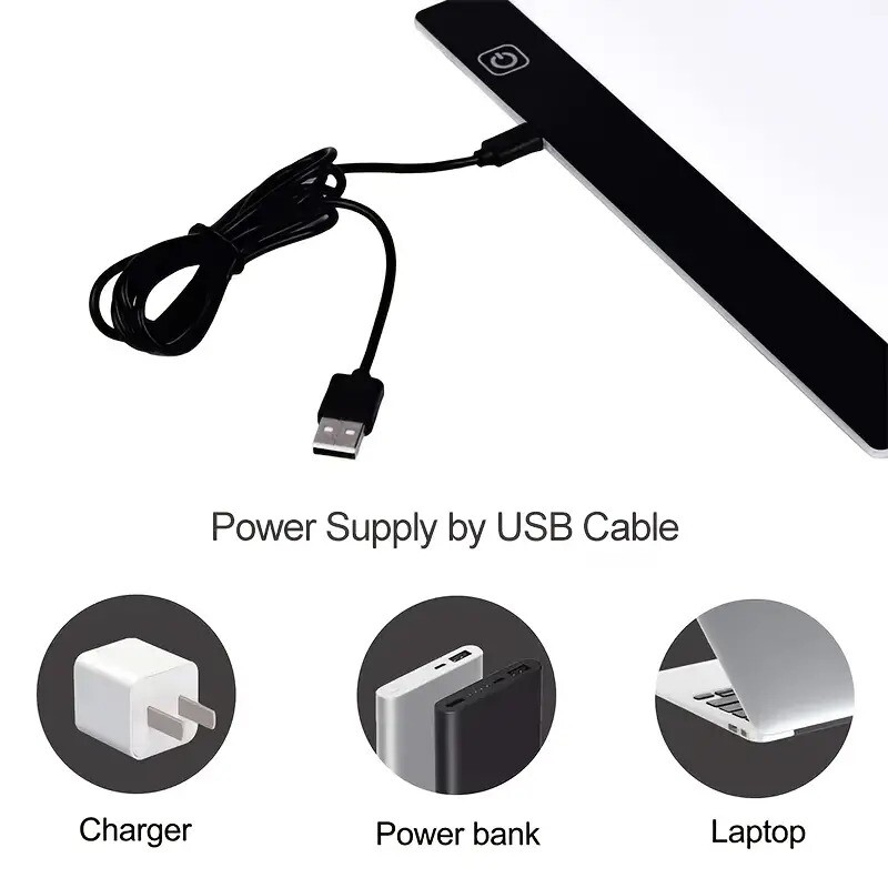 A4 A5 LED-joonistustahvelarvuti kolmetasandiline digitaalne graafikaplaat, valgustahvel, kopeerimisplaat elektrooniline kunst graafika maalimise kirjutuslaud