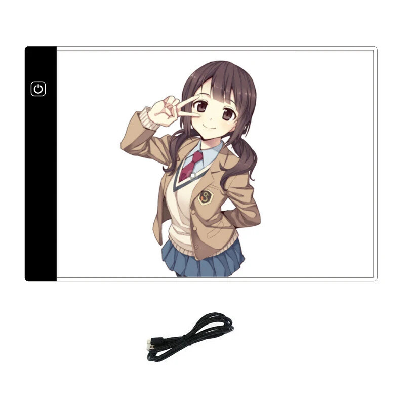 A4 LED-joonistustahvelarvuti digitaalne graafikaplaat USB LED-valguskasti koopiatahvel elektrooniline kunstigraafika maalimise kirjutuslaud