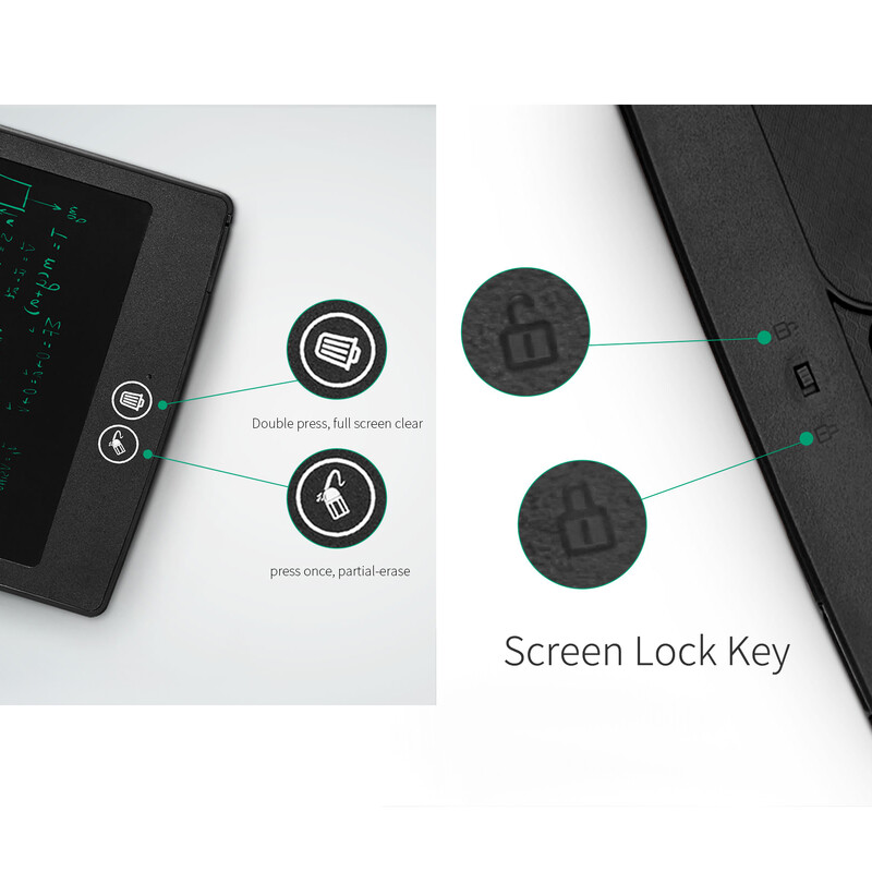 LCD таблет за писане 8,5-инчов блок за рисуване Doodle Дъска за ръкописен текст с магнитен стилус за офис образование и обучение