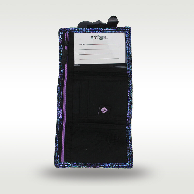 Austraalia Smiggle originaal laste rahakott, armas Girs Kawaii kaart, kolm volditud kotihoidja Black Star Cat 5 tolli