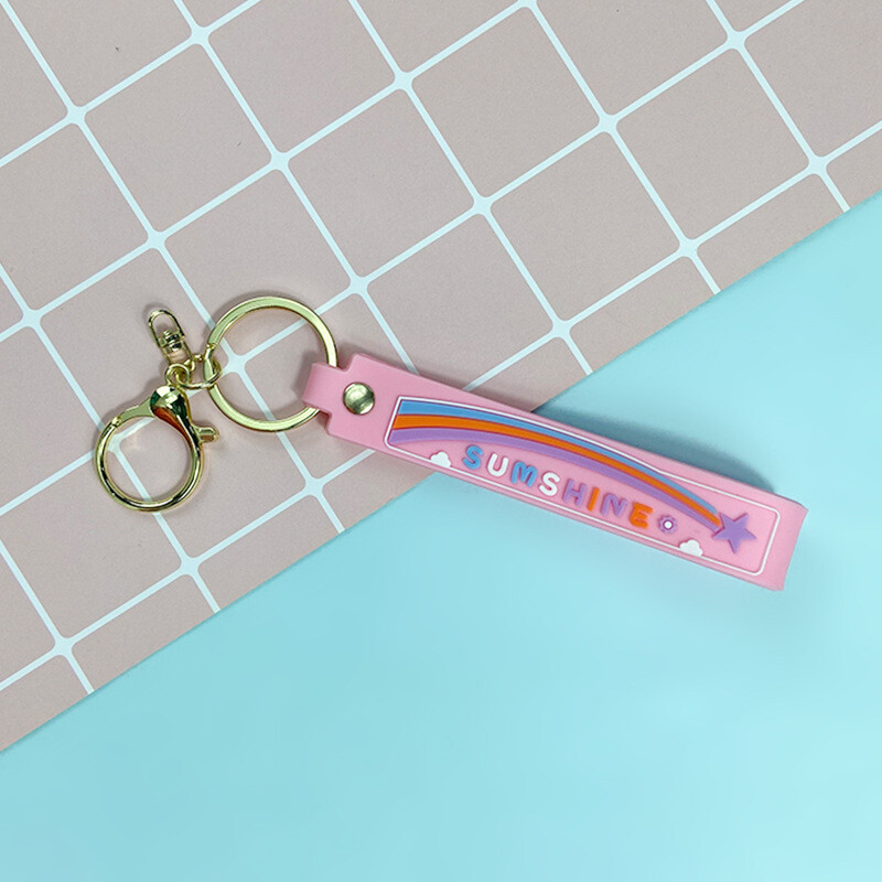 Cartoon Donut Münt Rahakott Võtmehoidja Silikoonist Mini Bow Hoiu Võtmehoidja Ripats Õpilasekott Võtmehoidja Telefoni Amulett Sõbranna kingitus