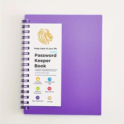 A6 MINI dydžio spiralės slaptažodžių laikiklio knygelė su abėcėliniais skirtukais Užrašų knygelė Užrašų knygelė Rašymo bloknotai Biuro reikmenys mokykloms