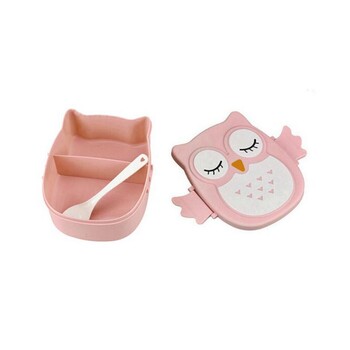 Χαριτωμένο Bento Lunch Box Kawaii για Παιδιά Παιδιά Σχολείου Ιαπωνικού στυλ Νηπιαγωγείο Παιδικό Ψωμί σάντουιτς Κουτί τροφίμων Φορητό