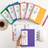 Spiralinė slaptažodžių knygelė su abėcėliniais skirtukais Sąsiuviniai Maži bloknotai Kietu viršeliu Sąsiuvinio dienoraštis Rašymo bloknotai Biuro reikmenys mokykloms