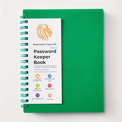 Spiralinė slaptažodžių knygelė su abėcėliniais skirtukais Sąsiuviniai Maži bloknotai Kietu viršeliu Sąsiuvinio dienoraštis Rašymo bloknotai Biuro reikmenys mokykloms