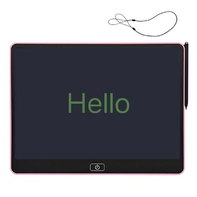 16" подходящ за деца едноцветен LCD таблет за писане - Екологична подложка за рисуване и учене, идеална за подаръци за рожден ден и празници