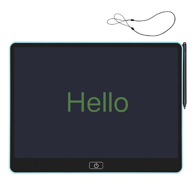 16" подходящ за деца едноцветен LCD таблет за писане - Екологична подложка за рисуване и учене, идеална за подаръци за рожден ден и празници