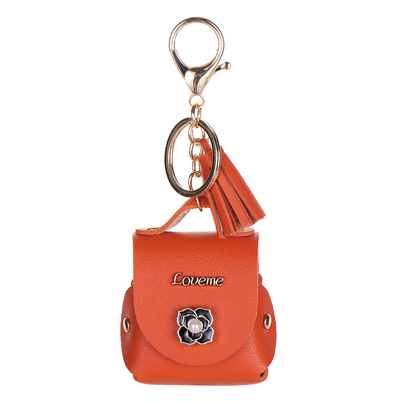 Poșetă cu monede din piele PU, cu flori de perle, pentru femei, portofel drăguț, geantă de depozitare a cheilor, geantă pentru monede pentru fete, geantă mică pentru căști, breloc drăguț