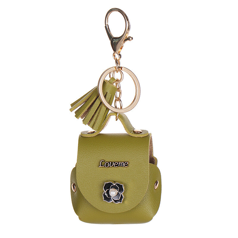 Poșetă cu monede din piele PU, cu flori de perle, pentru femei, portofel drăguț, geantă de depozitare a cheilor, geantă pentru monede pentru fete, geantă mică pentru căști, breloc drăguț