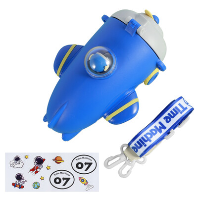 Lapsed joogipudel Loov lennukikujuline veetass veepudelid õues sport veepudel Laste mänguasjad lekkekindlad pudelitopsid