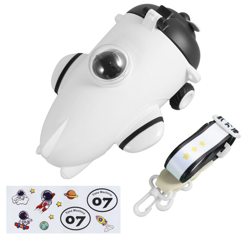 Lapsed joogipudel Loov lennukikujuline veetass veepudelid õues sport veepudel Laste mänguasjad lekkekindlad pudelitopsid