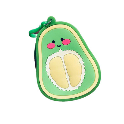 2019. aasta uus armas Abacate naiste silikoonist lühike rahakott, tüdrukutele mõeldud minimündikott, võtmekott naistele igapäevaseks siduriga rahakotiga peakomplekti kottideks