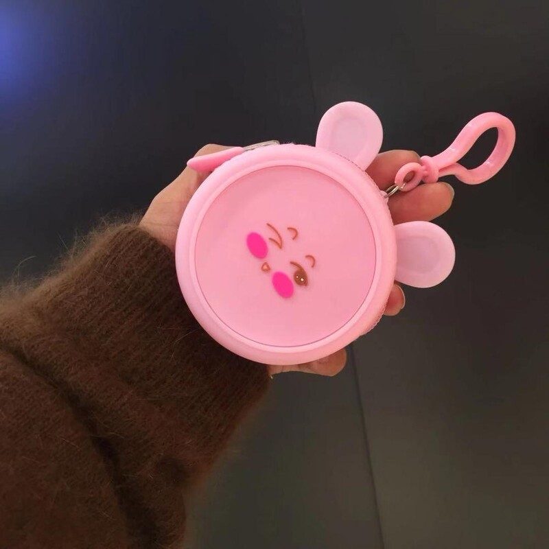 2019. aasta uus armas Abacate naiste silikoonist lühike rahakott, tüdrukutele mõeldud minimündikott, võtmekott naistele igapäevaseks siduriga rahakotiga peakomplekti kottideks