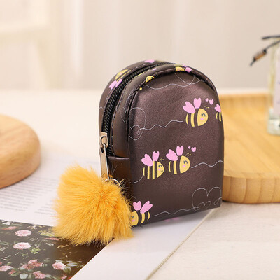 Mäng Muster Koolikoti kuju Pu Münt Rahakott Võtmed Kaardihoidja Väike rahakott Rahakotid Kõrvaklappide huulepulgaümbris