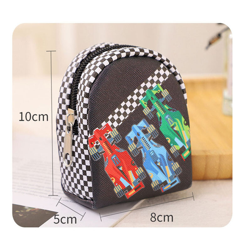 Mäng Muster Koolikoti kuju Pu Münt Rahakott Võtmed Kaardihoidja Väike rahakott Rahakotid Kõrvaklappide huulepulgaümbris