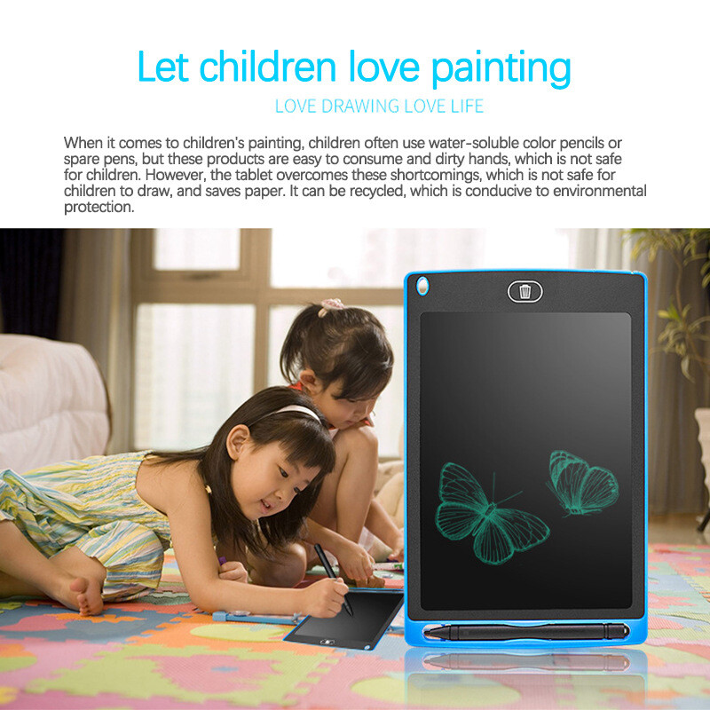 8,5/tolline LCD-kirjutahvelarvuti joonistustahvel Laste grafiti visanditahvel Mänguasjad Käsitsi kirjutav tahvel Maagiline joonistustahvel Mänguasi Kingitus