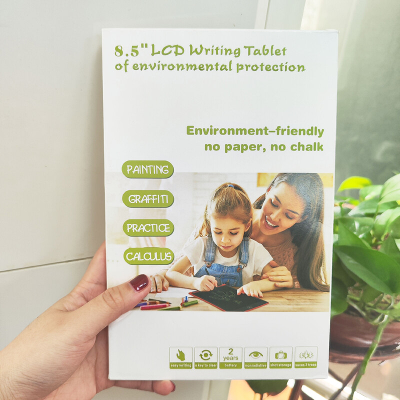 8,5/tolline LCD-kirjutahvelarvuti joonistustahvel Laste grafiti visanditahvel Mänguasjad Käsitsi kirjutav tahvel Maagiline joonistustahvel Mänguasi Kingitus