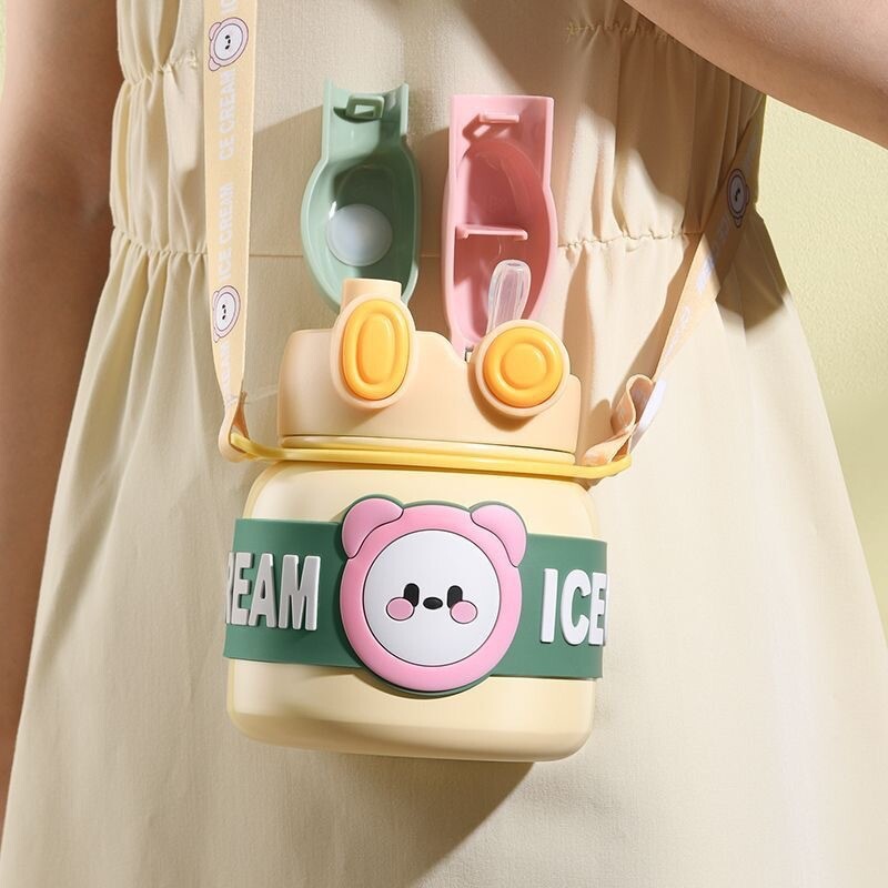 850 ML Dvostruka boca velikog kapaciteta, prijenosna dječja vakuumska izolacijska čaša od nehrđajućeg čelika Termosica s velikim trbuhom