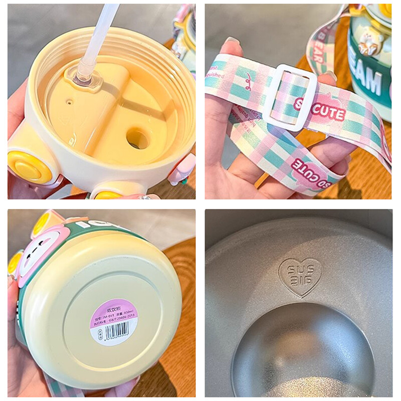 850 ML Dvostruka boca velikog kapaciteta, prijenosna dječja vakuumska izolacijska čaša od nehrđajućeg čelika Termosica s velikim trbuhom