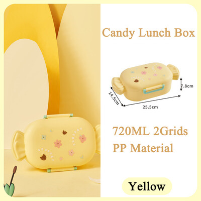 Armas Bento Box Lastele Täiskasvanute Lõunakast 2 kambriga Lekkekindel lõunakarp Bento Box Töökoolis einestamiseks