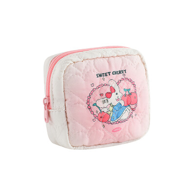 Armsad suure mahutavusega hügieenisidemete hoiukotid Tepitud armastusjänesetüdrukute füsioloogilise perioodi tampoonide hoiustamiskott