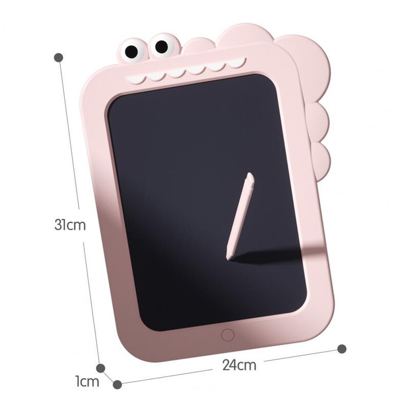 Tablă de desen electronică pentru copii în formă de crocodil Tabletă de scris LCD pentru copii Bloc de desen pentru copii cu stilou Jucărie de table pentru copii mici