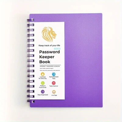 Spiralinė slaptažodžių knygelė su abėcėliniais skirtukais Sąsiuviniai Maži bloknotai Kietu viršeliu Užrašų knygelės dienoraštis Rašymo bloknotai Biuro reikmenys